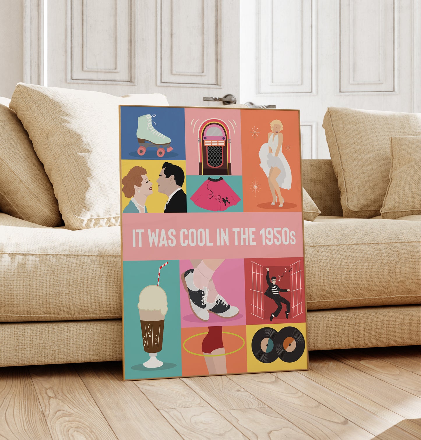 It was cool in the 1950s Art Print