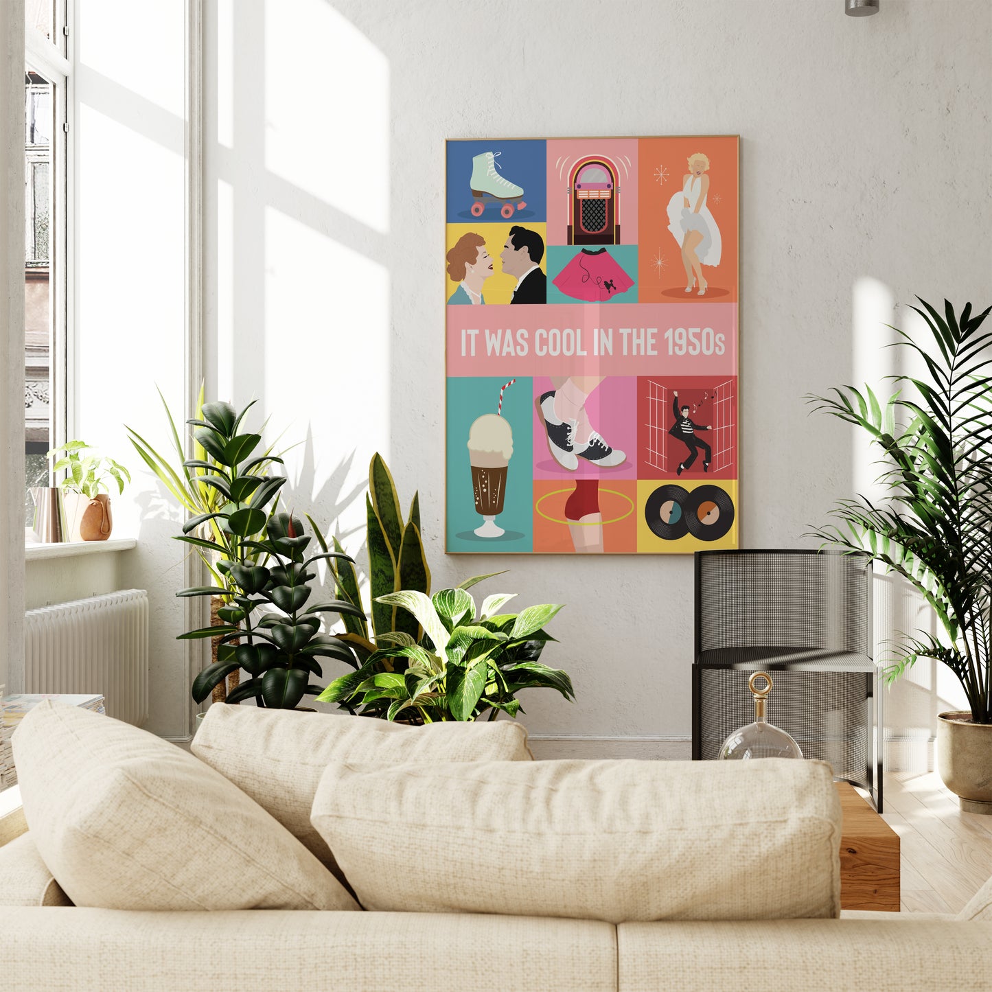 It was cool in the 1950s Art Print