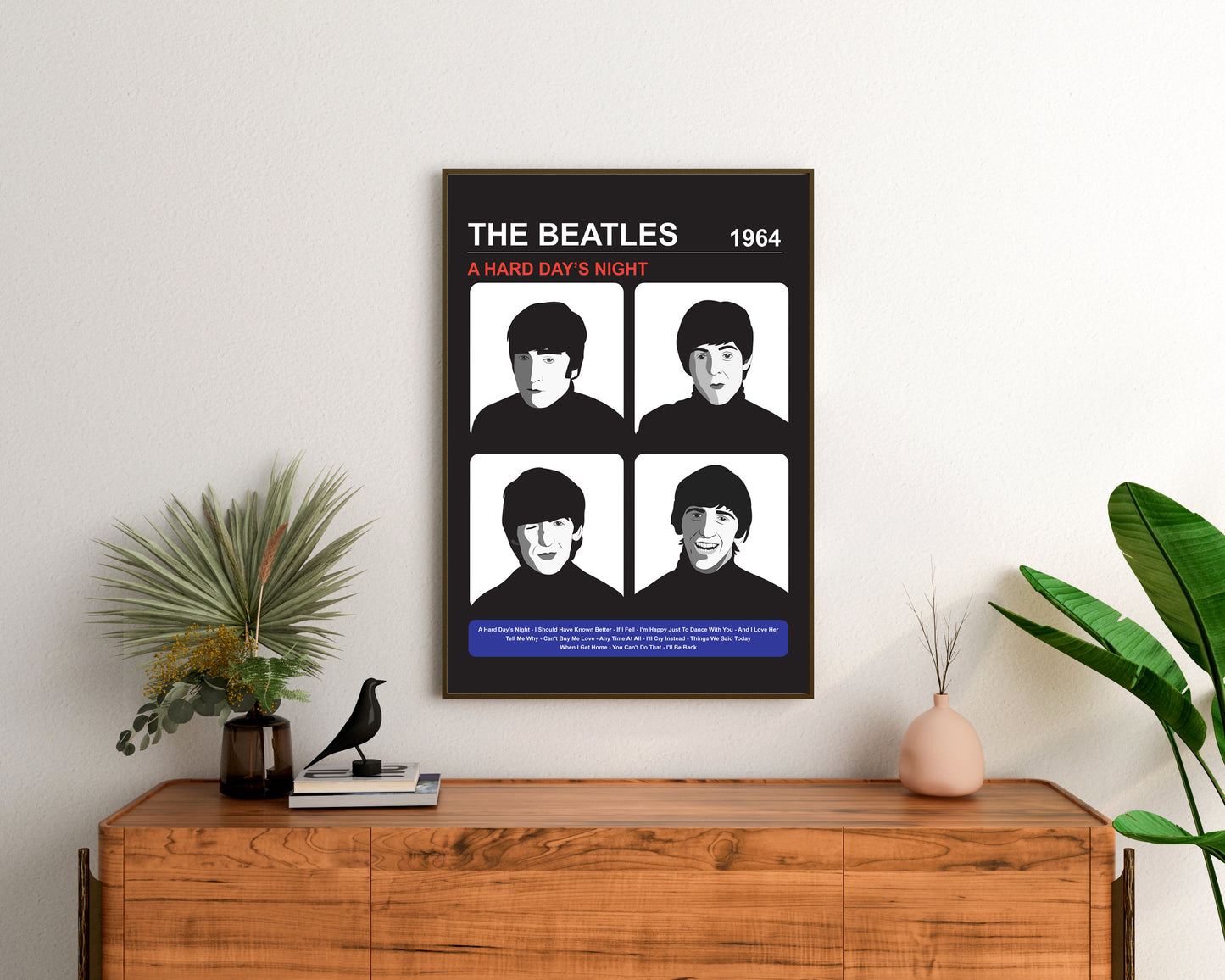 Beatles - A Hard Day's Night Art Print