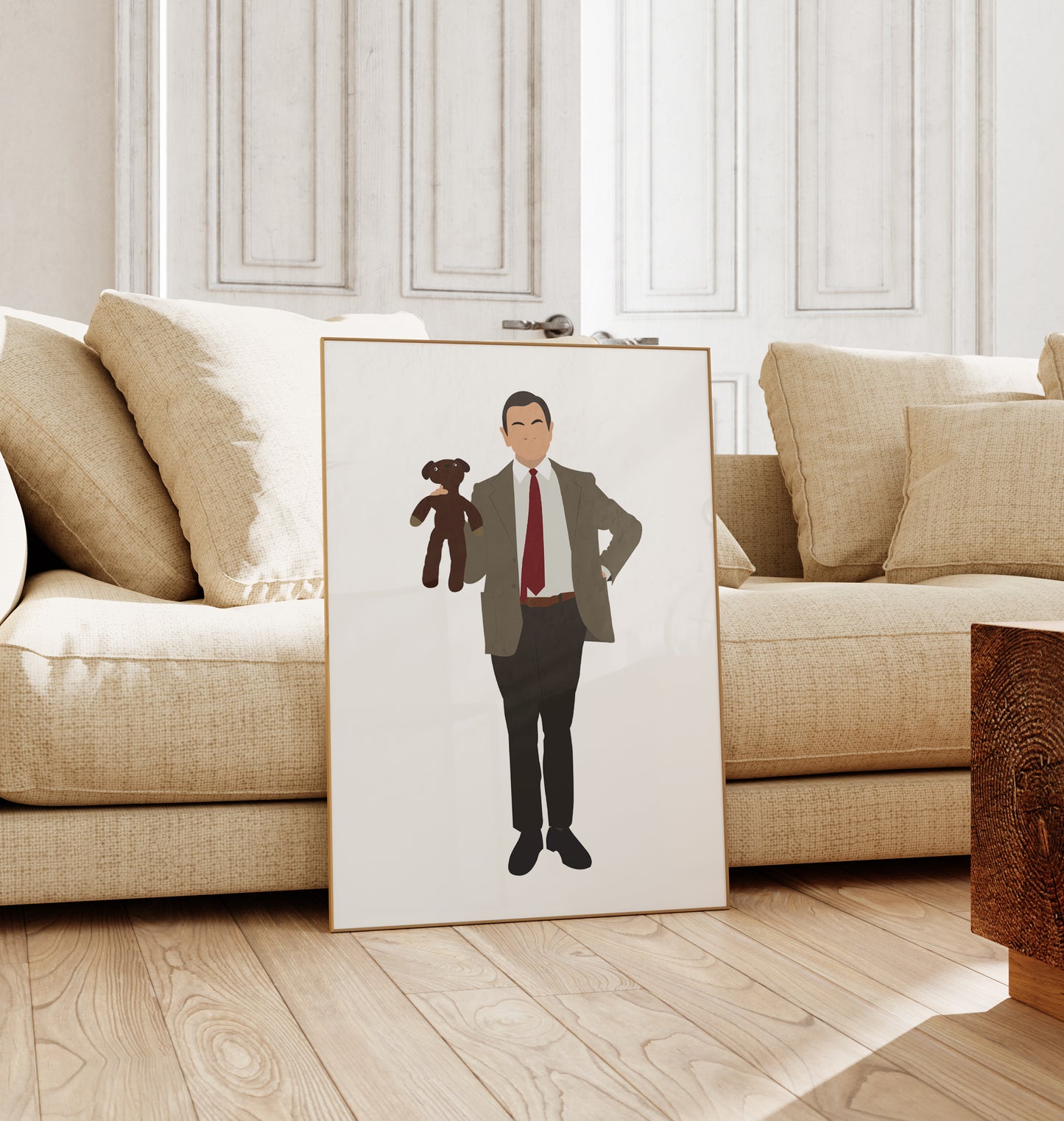 Mr Bean Minimalist Poster