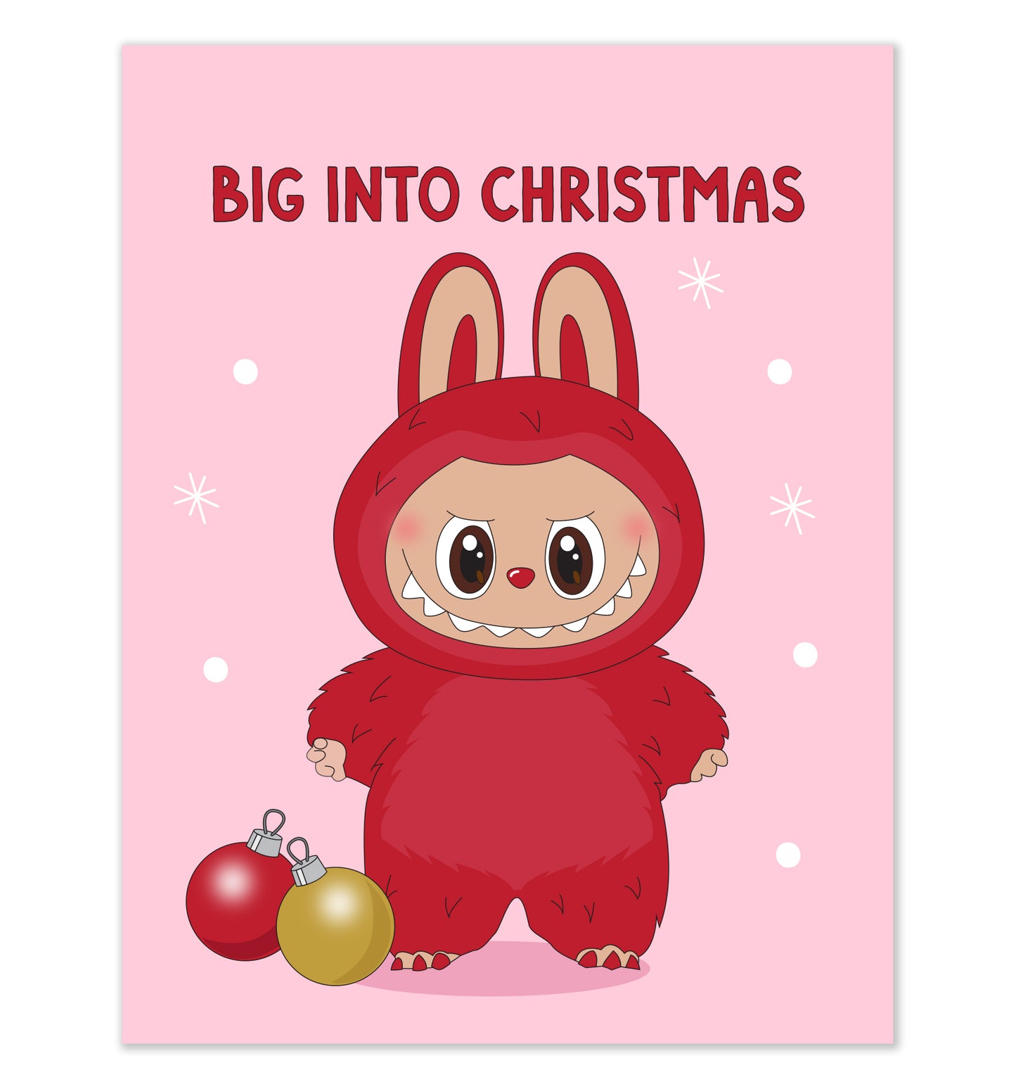 Big Into Christmas Card