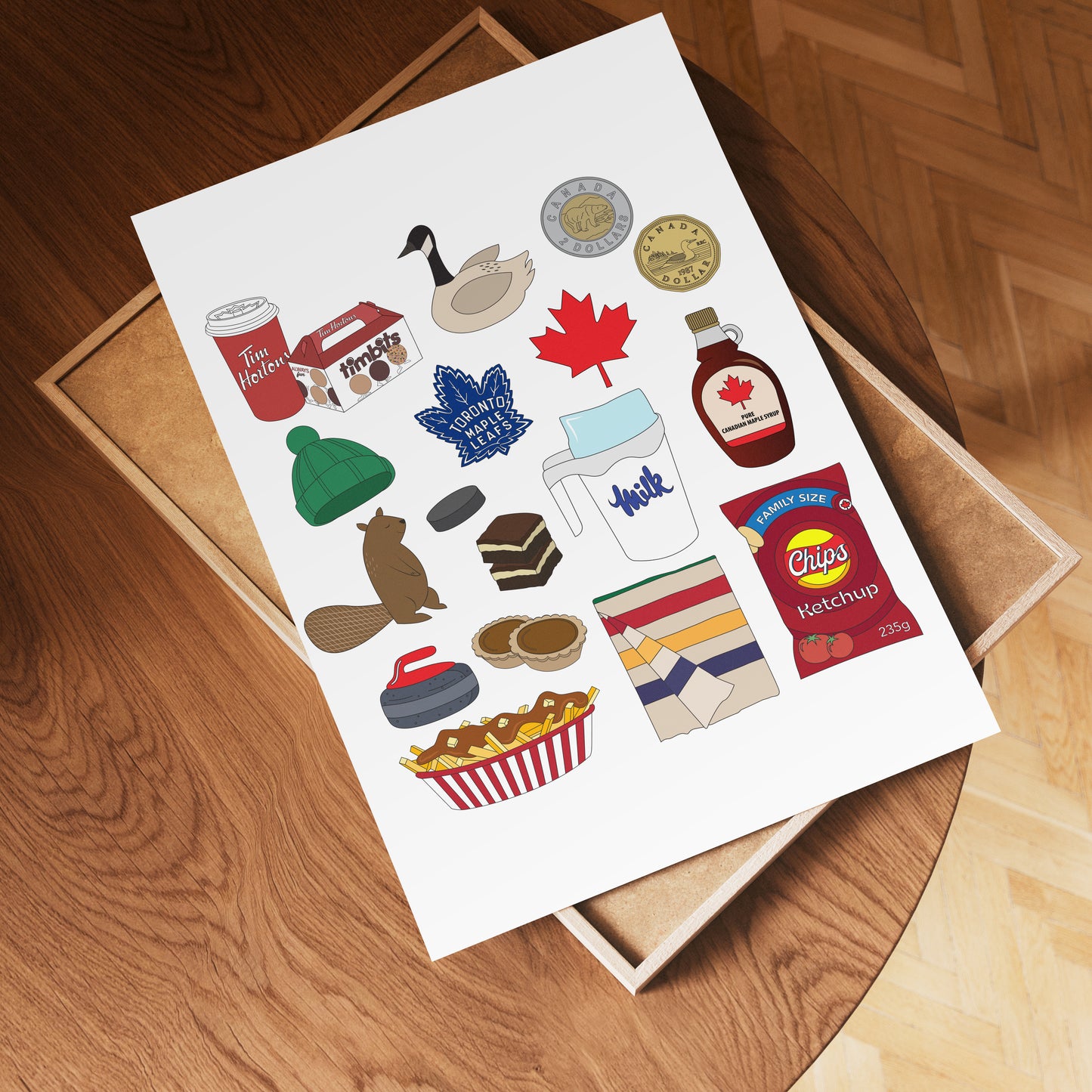 Canadian Favourites Art Print