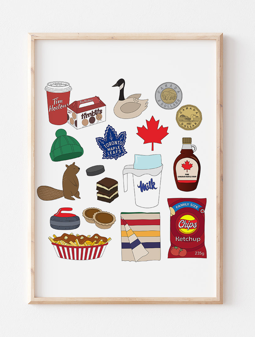 Canadian Favourites Art Print