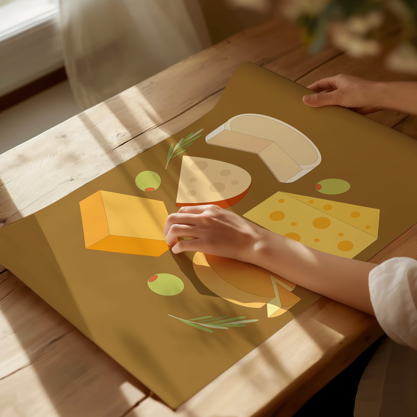 Cheese Art Print