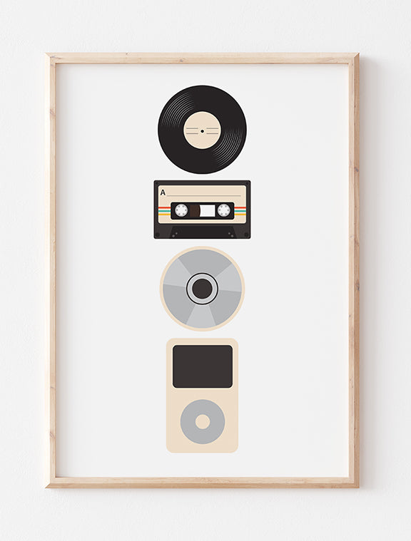 Evolution of Music Print - Single
