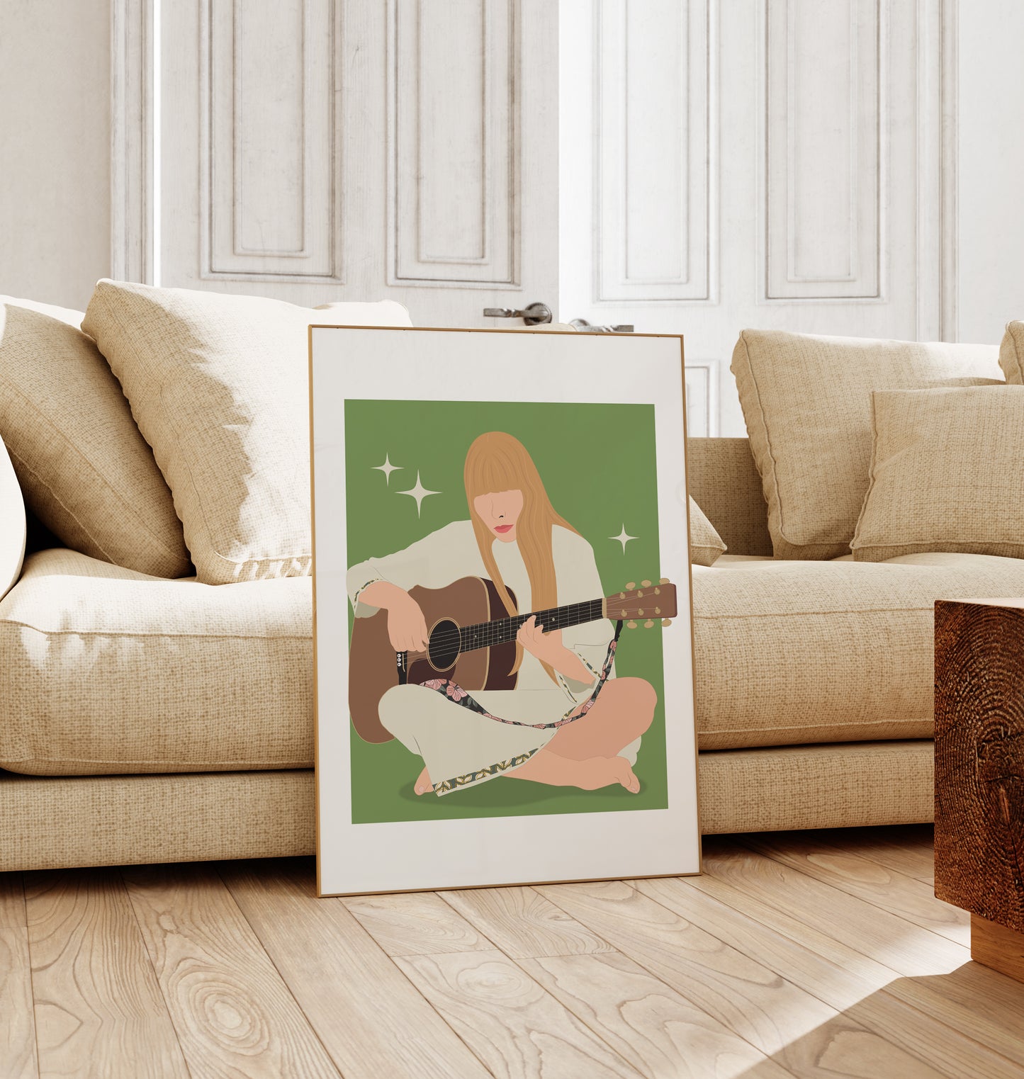 Joni Mitchell Minimalist Print