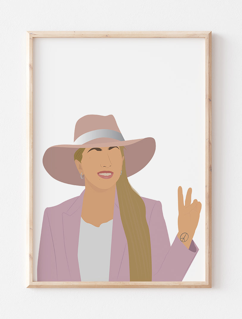 Lady Gaga Minimalist Print 2