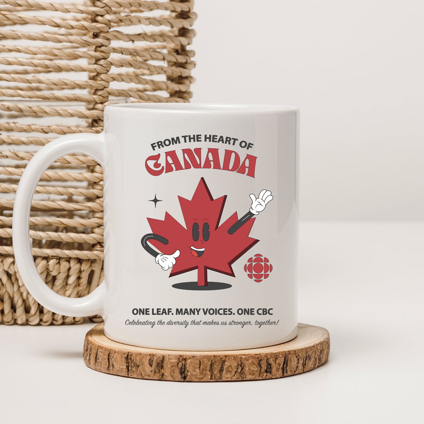 CBC Retro Leaf Mug