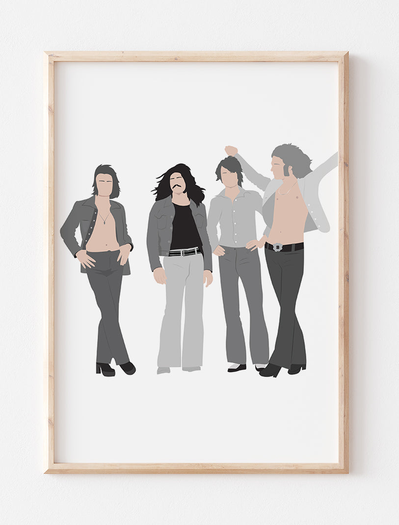 Led Zeppelin Minimalist Print