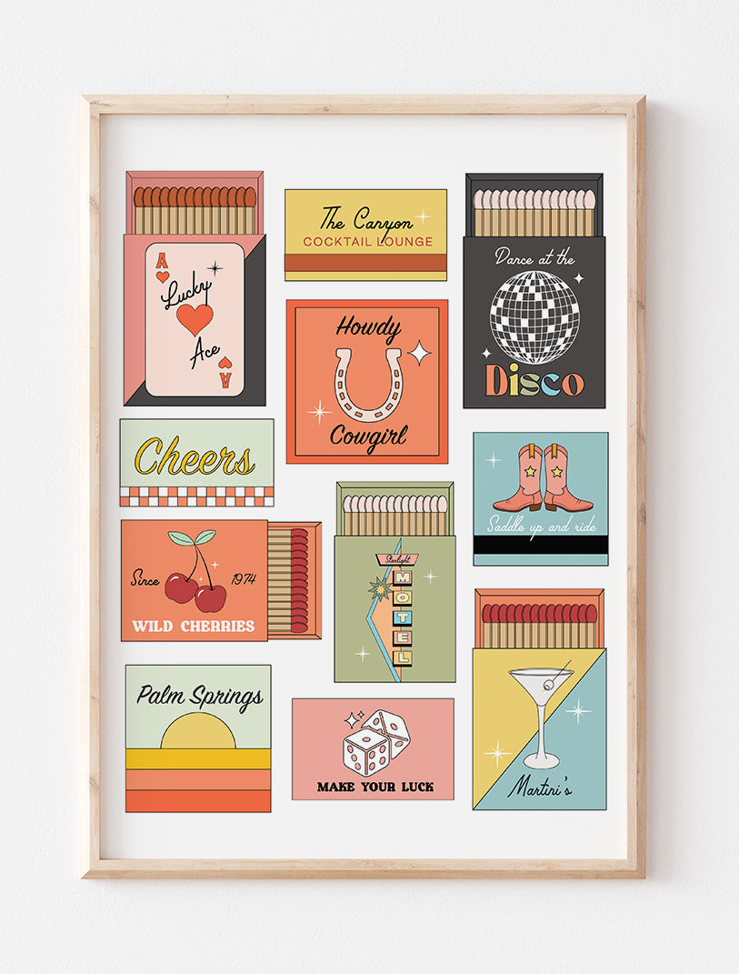 Matchbooks Art Print