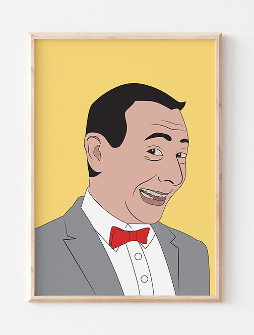 Pee Wee Herman Art Print
