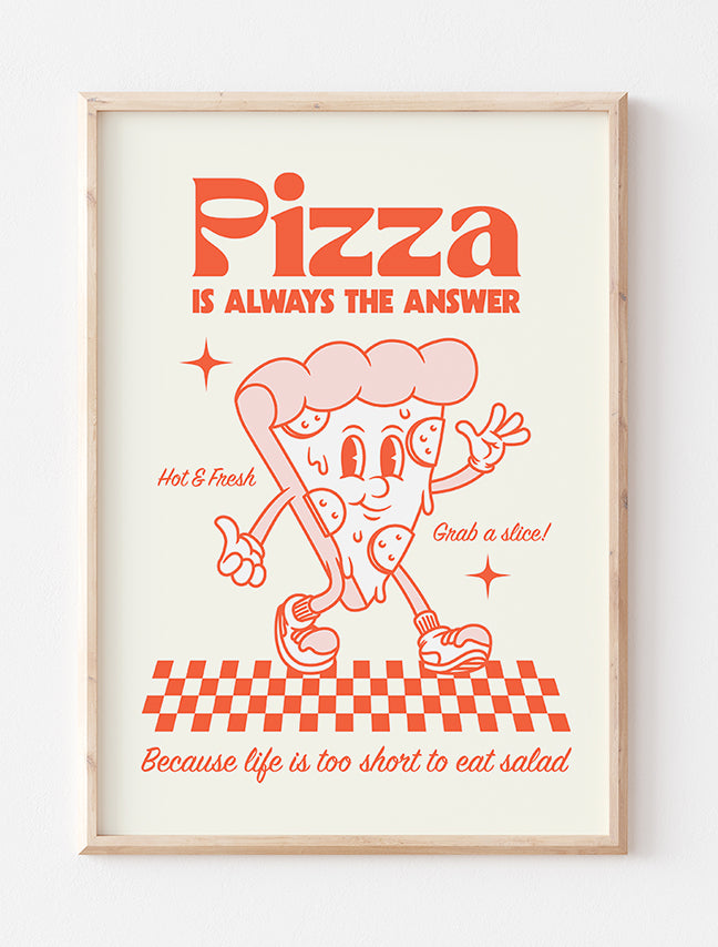 Pizza is Always the Answer Print