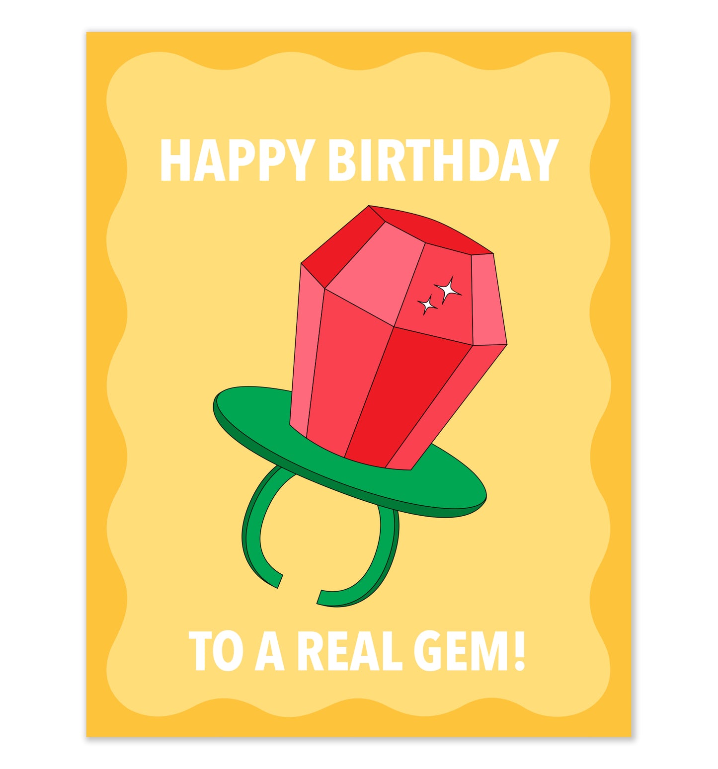 Ring Pop Birthday Card