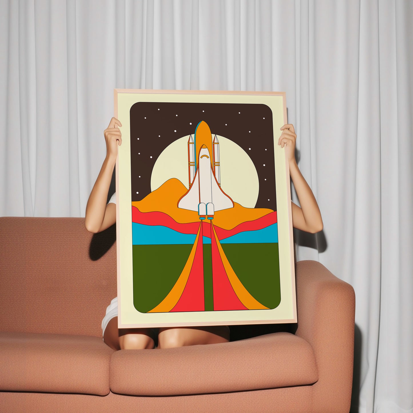 NASA Space Shuttle Launch Print