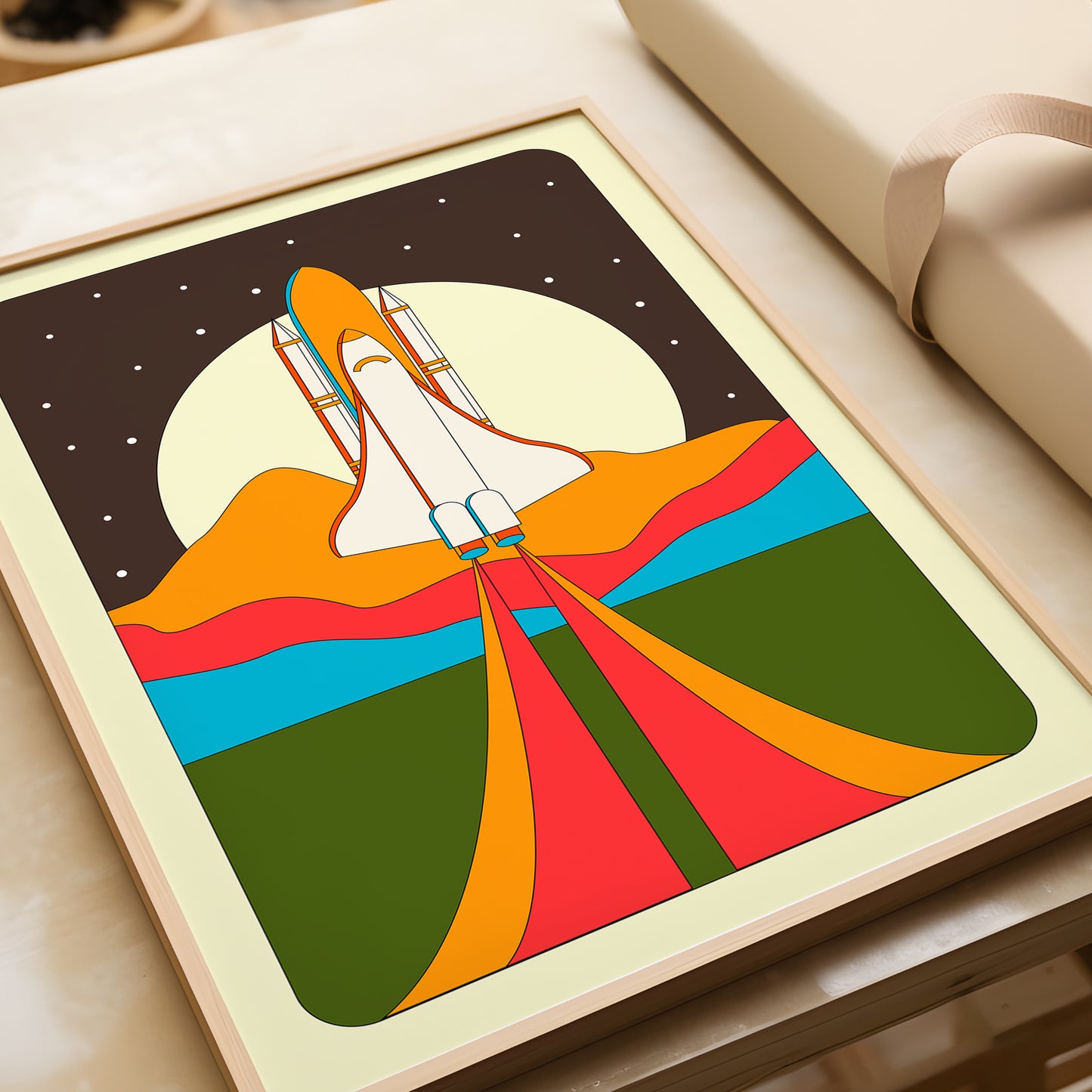 NASA Space Shuttle Launch Print