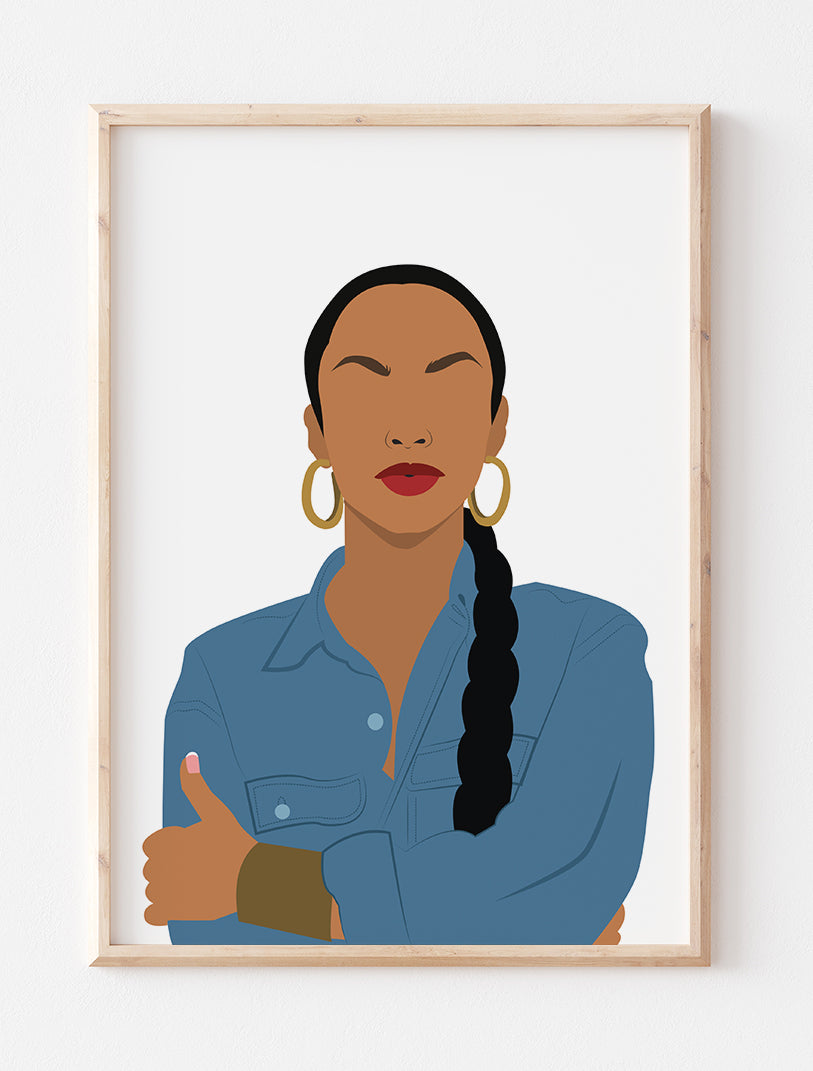 Sade Minimalist Print