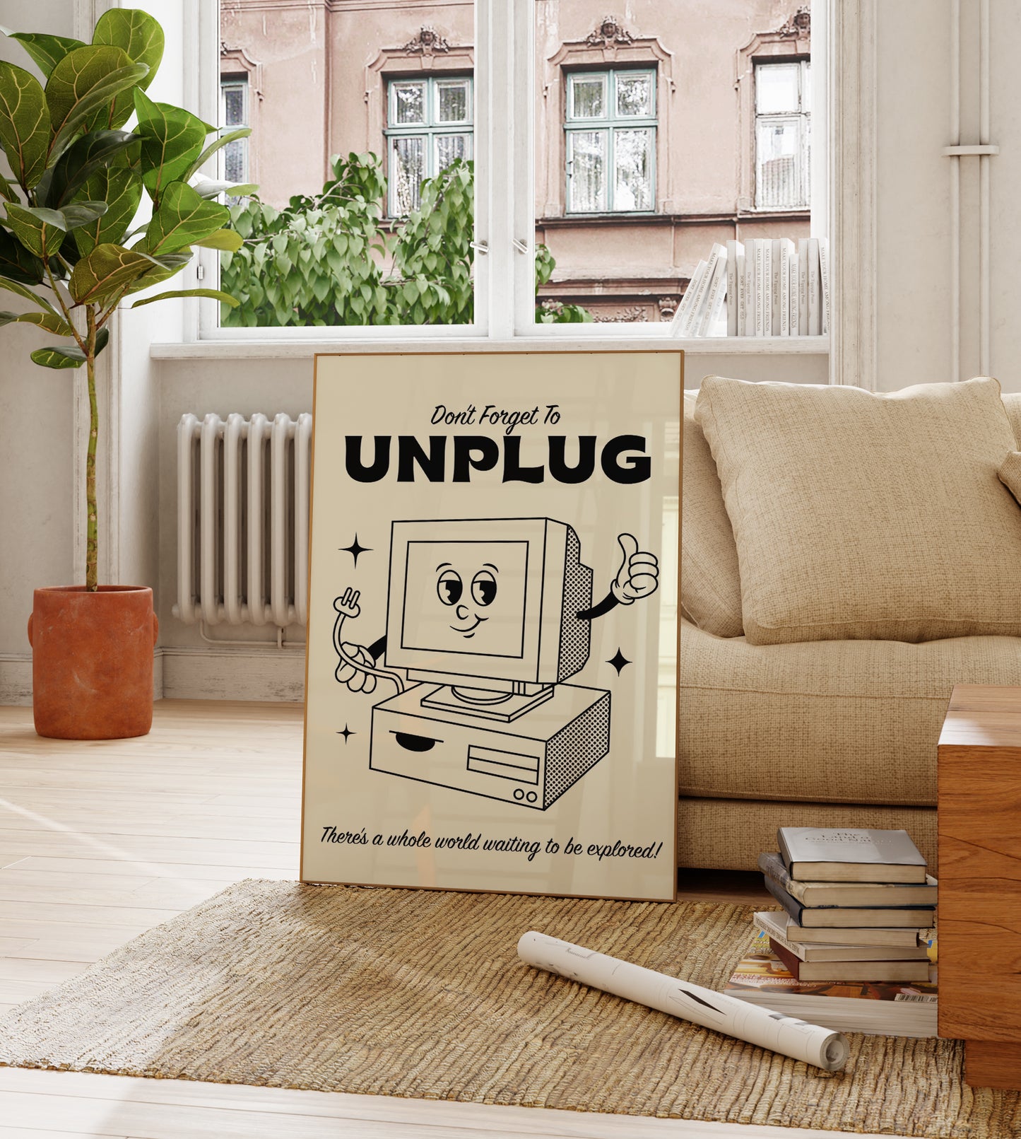Unplug Art Print