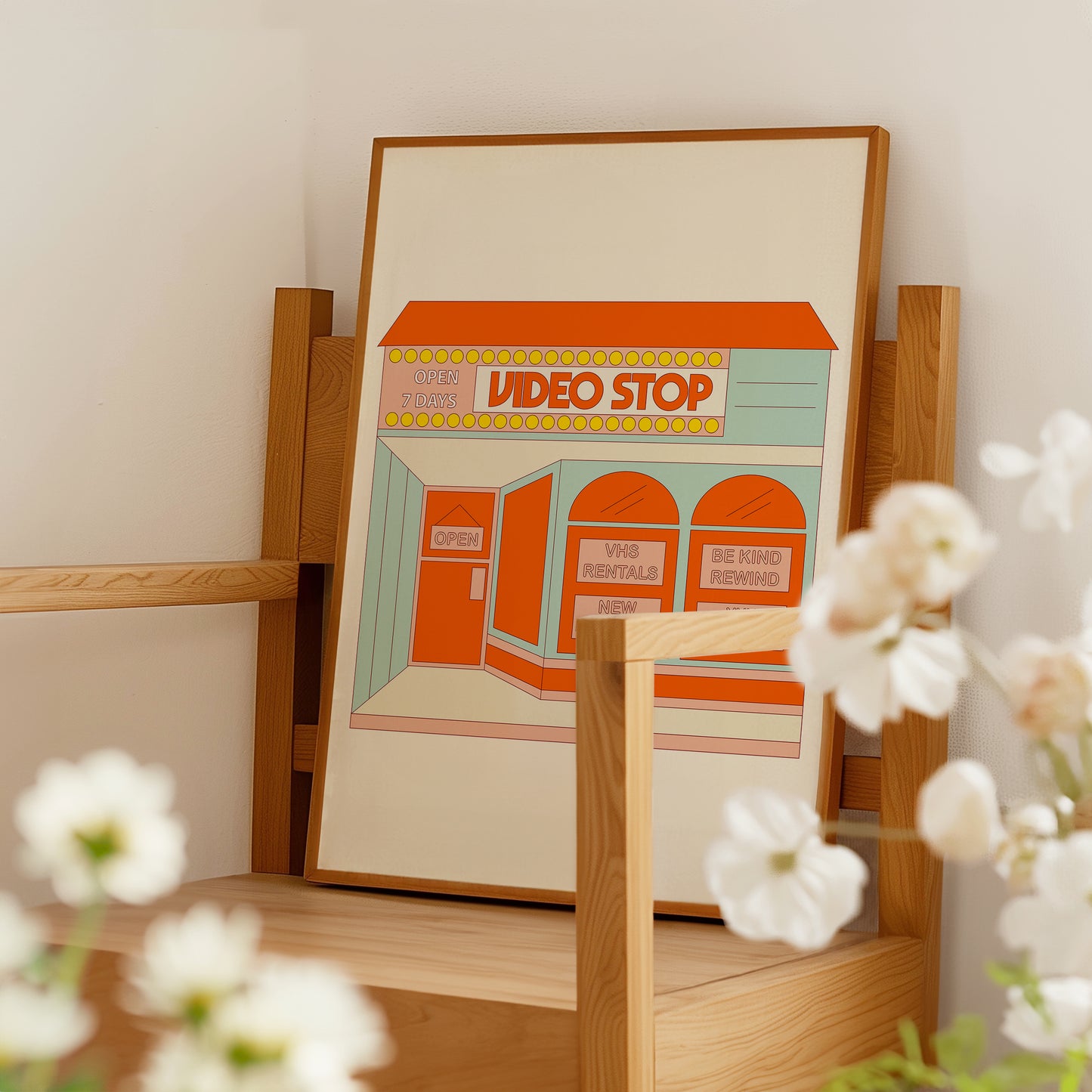 Retro Video Store Print