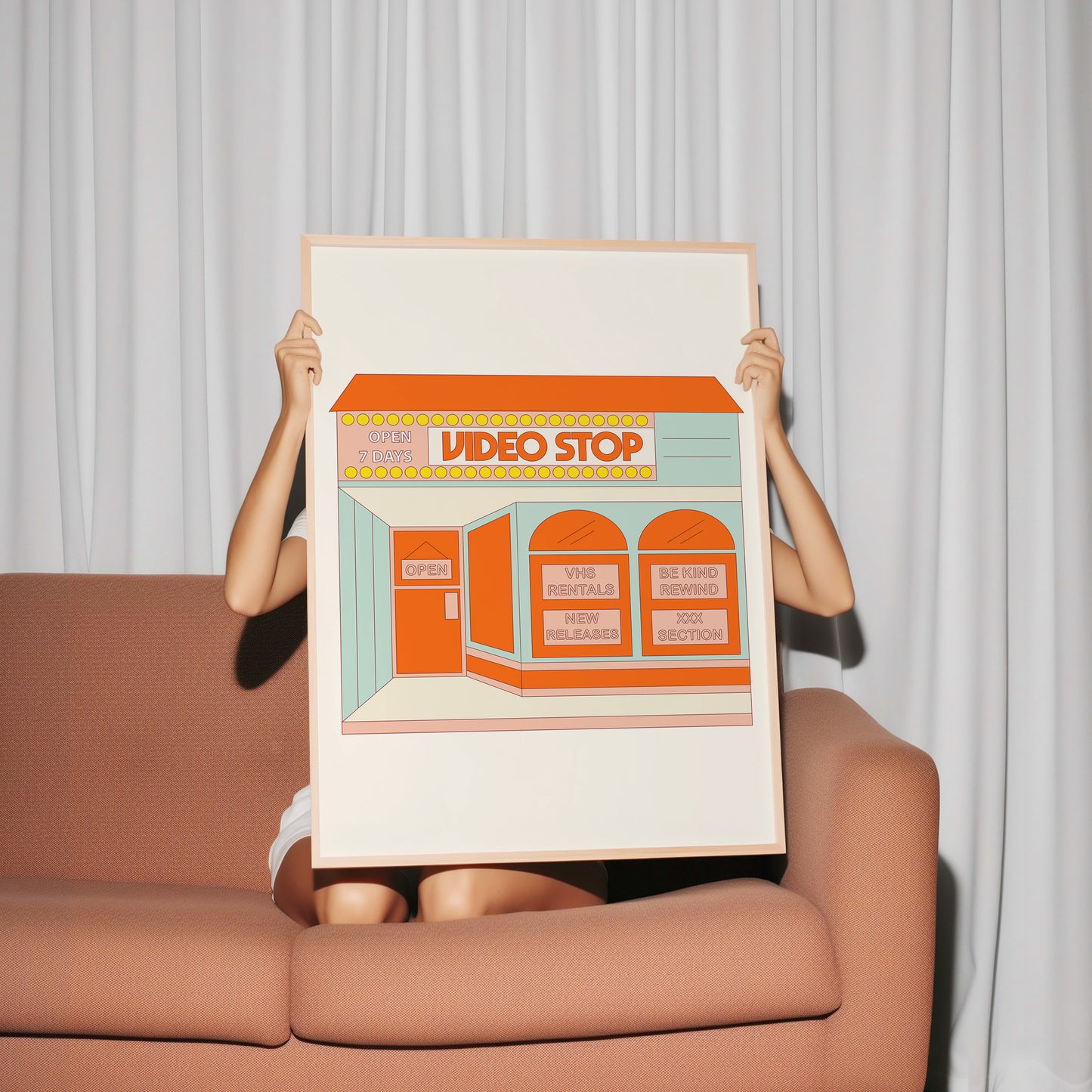 Retro Video Store Print