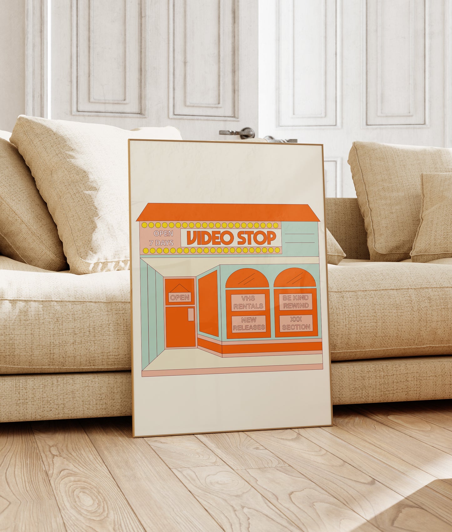 Retro Video Store Print