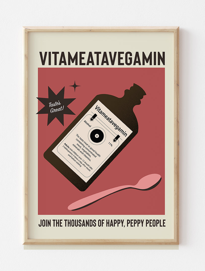 Vitameatavegamin Art Print