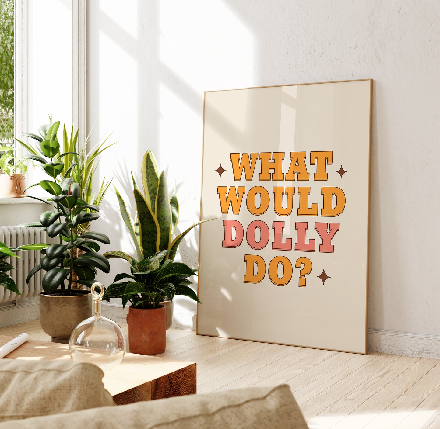 What Would Dolly Do? Art Print