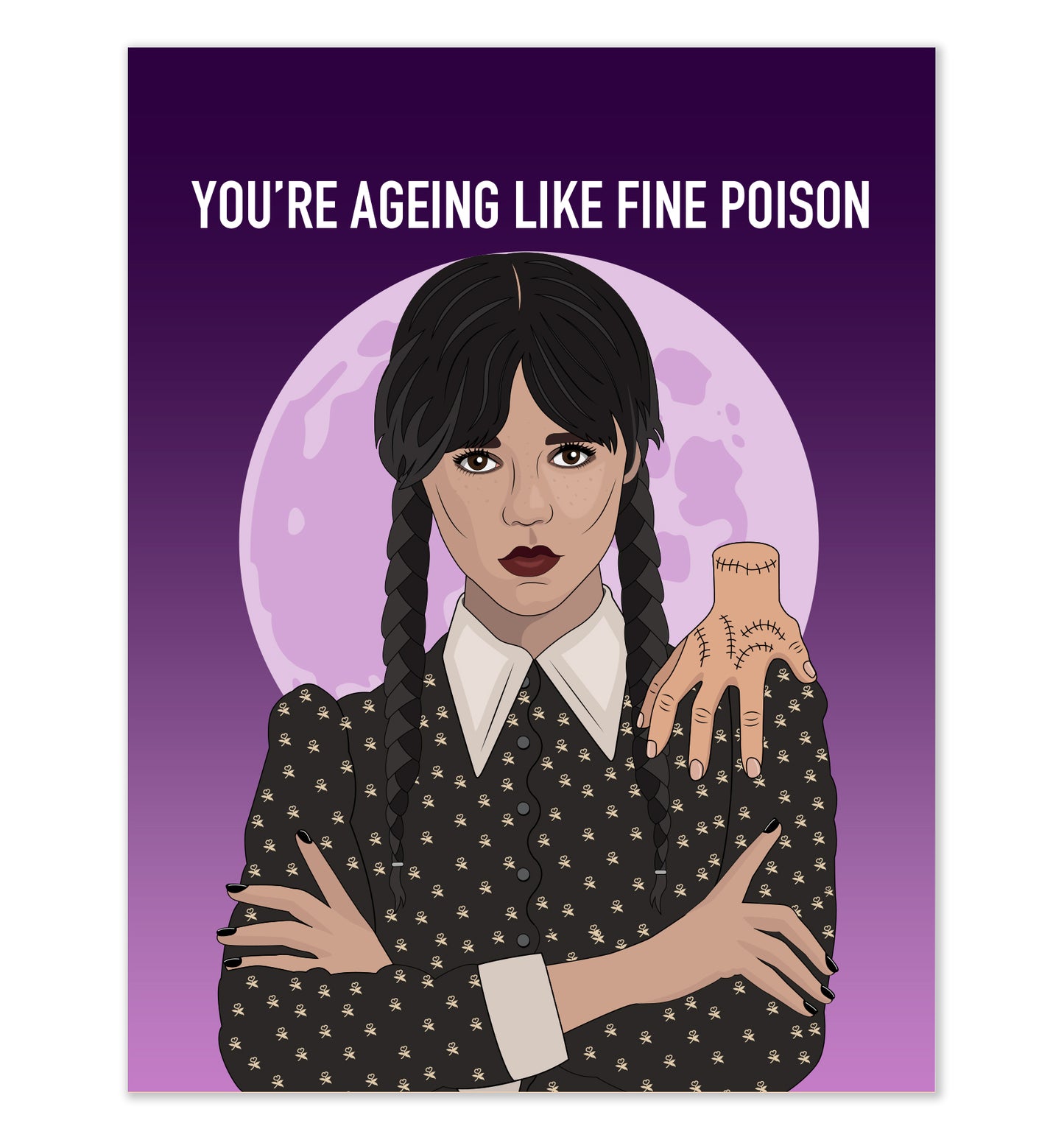 Wednesday Ageing Like Poison Card
