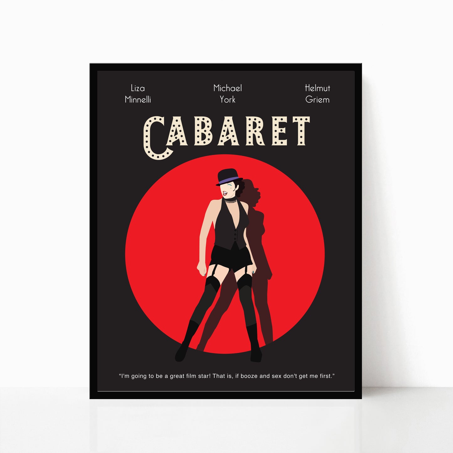 Cabaret Minimalist Movie Poster