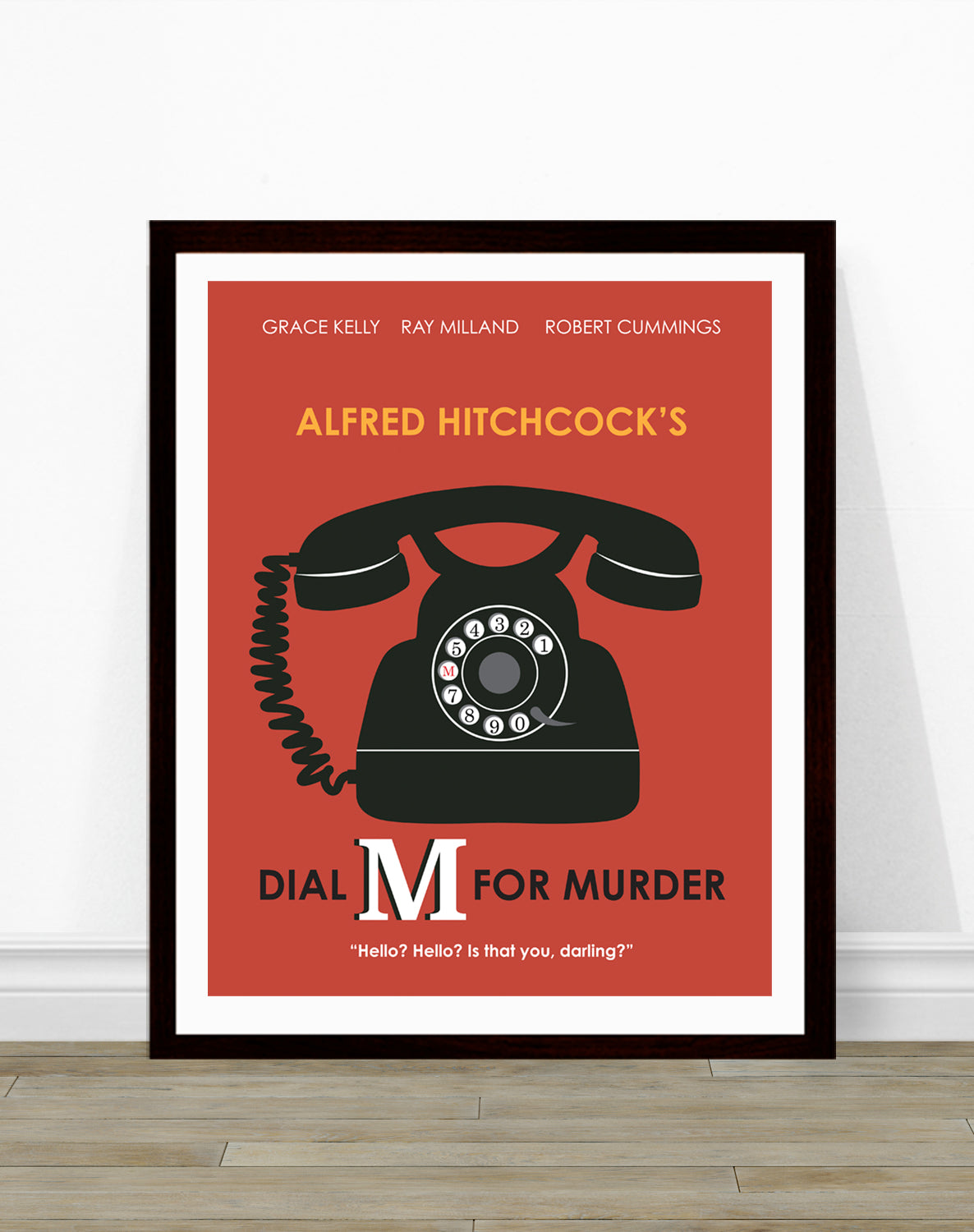 Dial M for Murder Minimalist Movie Poster