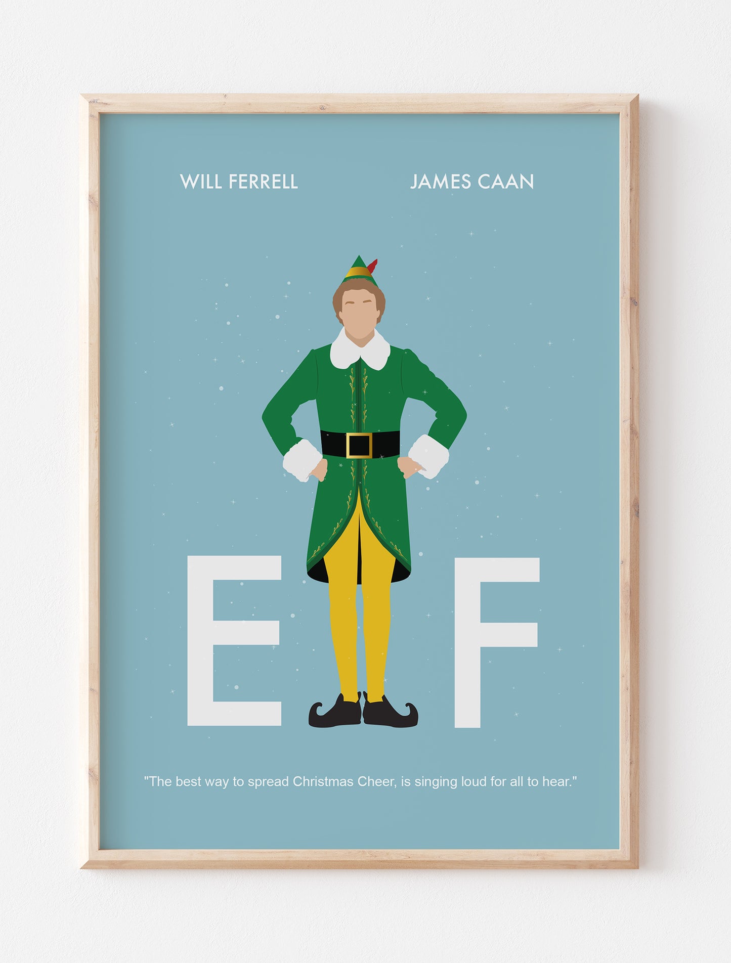 Elf Minimalist Poster