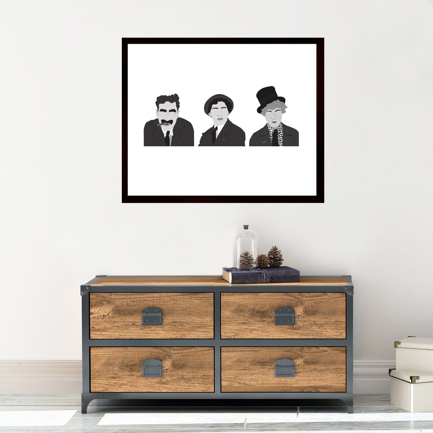 Marx Brothers Minimalist Print