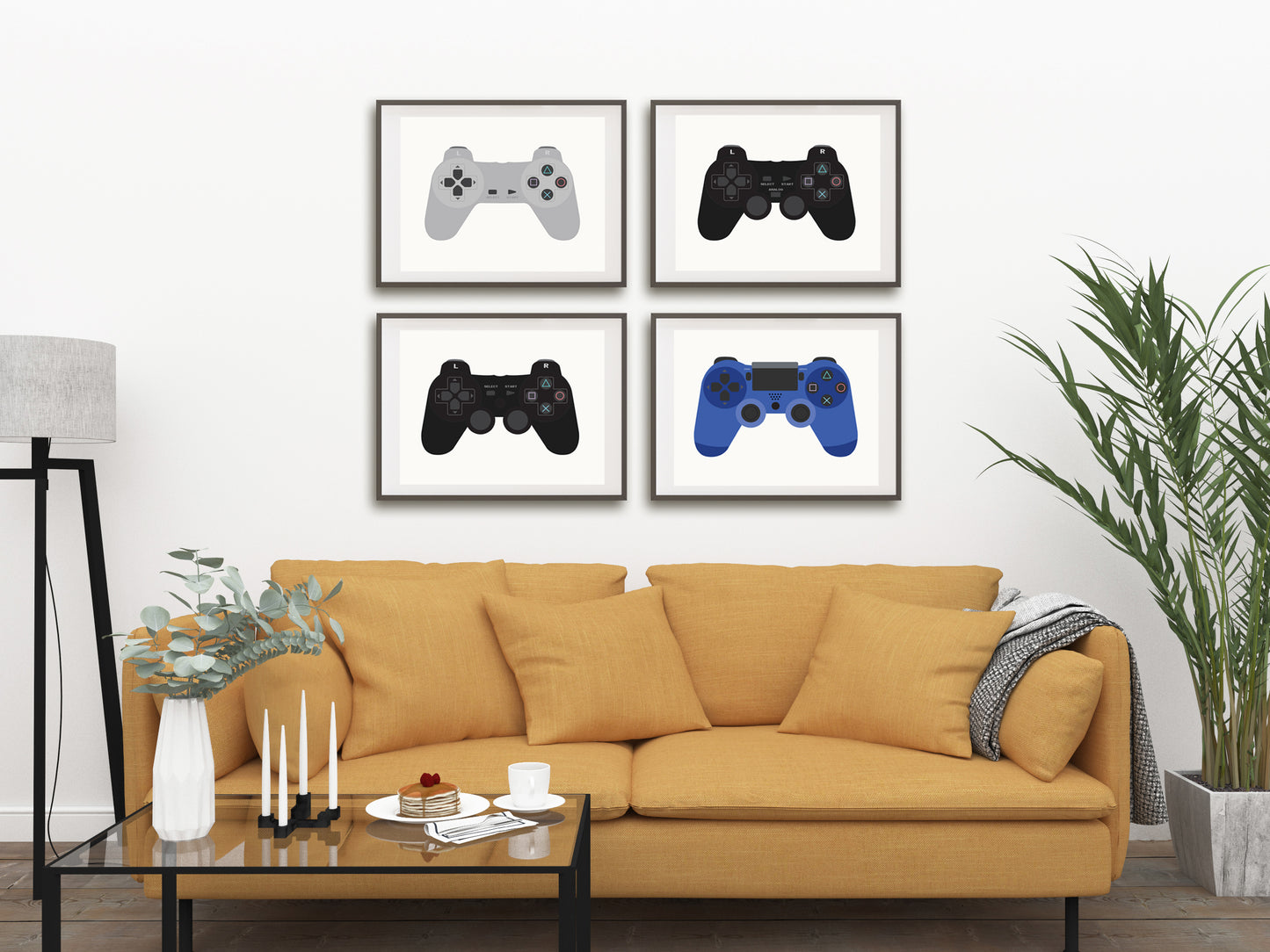 Video Game Controller Prints - Playstation Edition