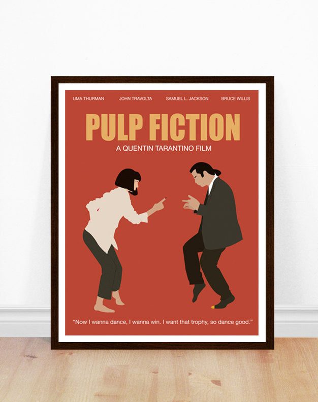 Pulp Fiction Minimalist Movie Poster