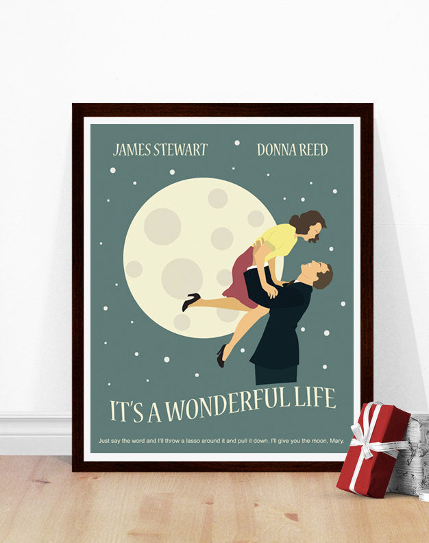 It's a Wonderful Life Minimalist Movie Poster