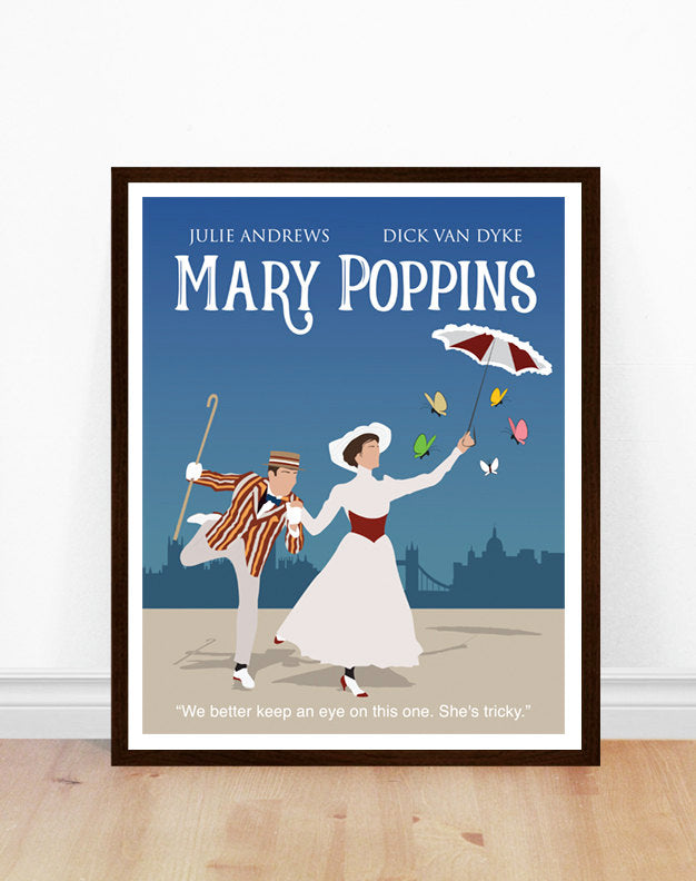 Mary Poppins Minimalist Poster