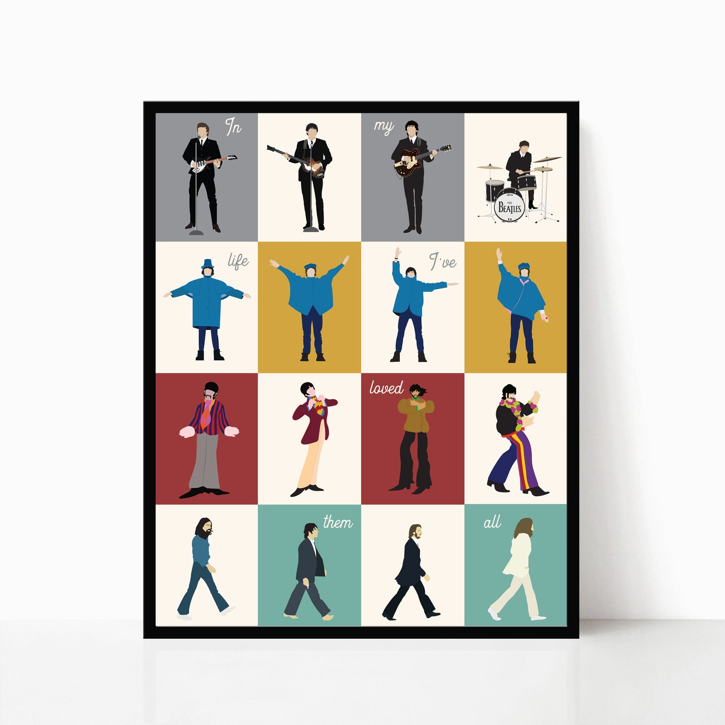 The Beatles Print - Beatles In My Life