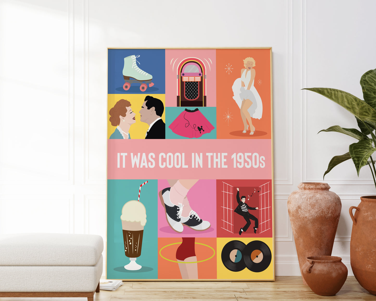 It was cool in the 1950s Art Print