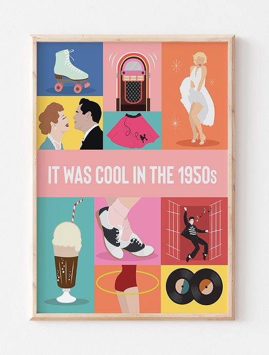 It was cool in the 1950s Art Print