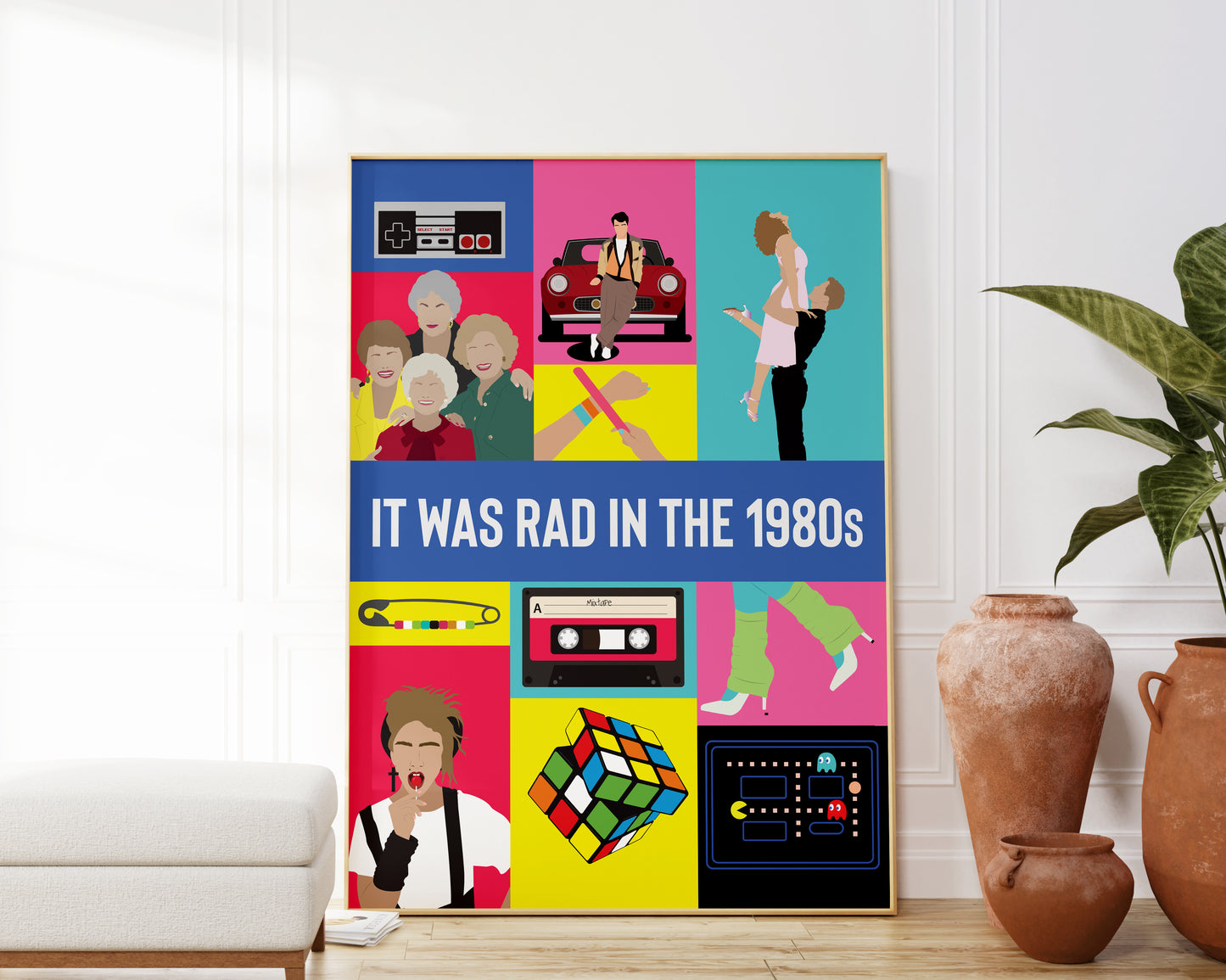 It was Rad in the 1980s Poster