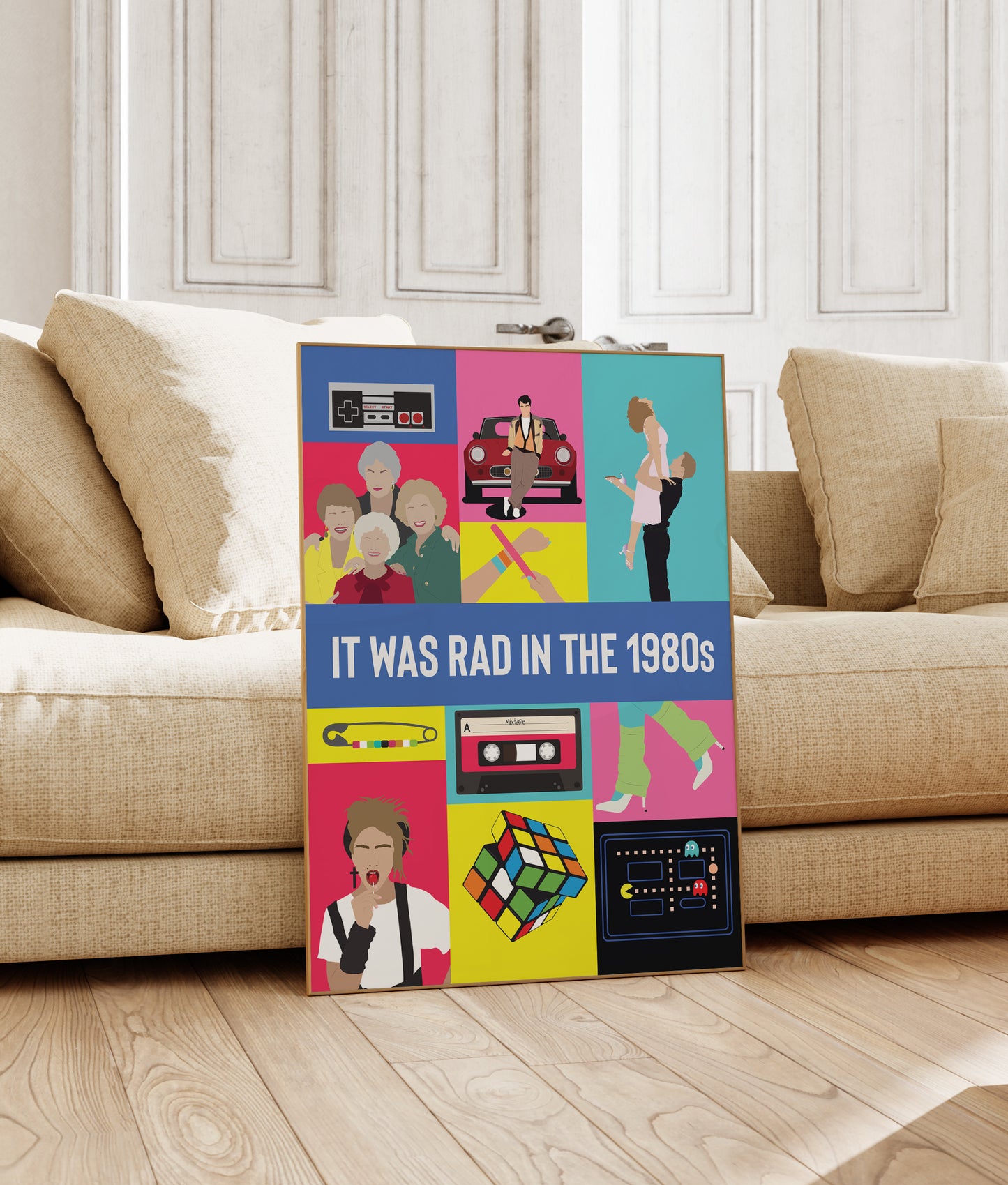 It was Rad in the 1980s Poster