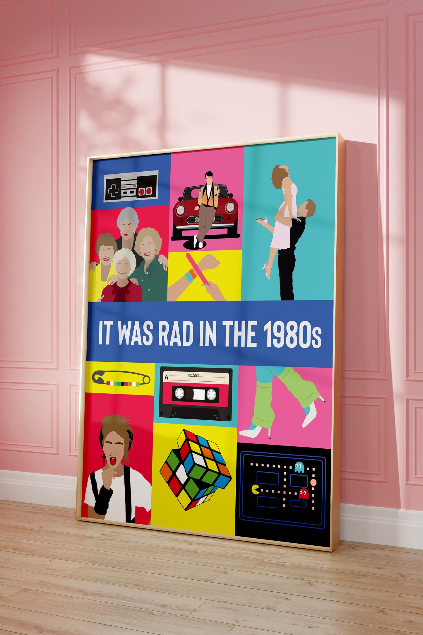 It was Rad in the 1980s Poster