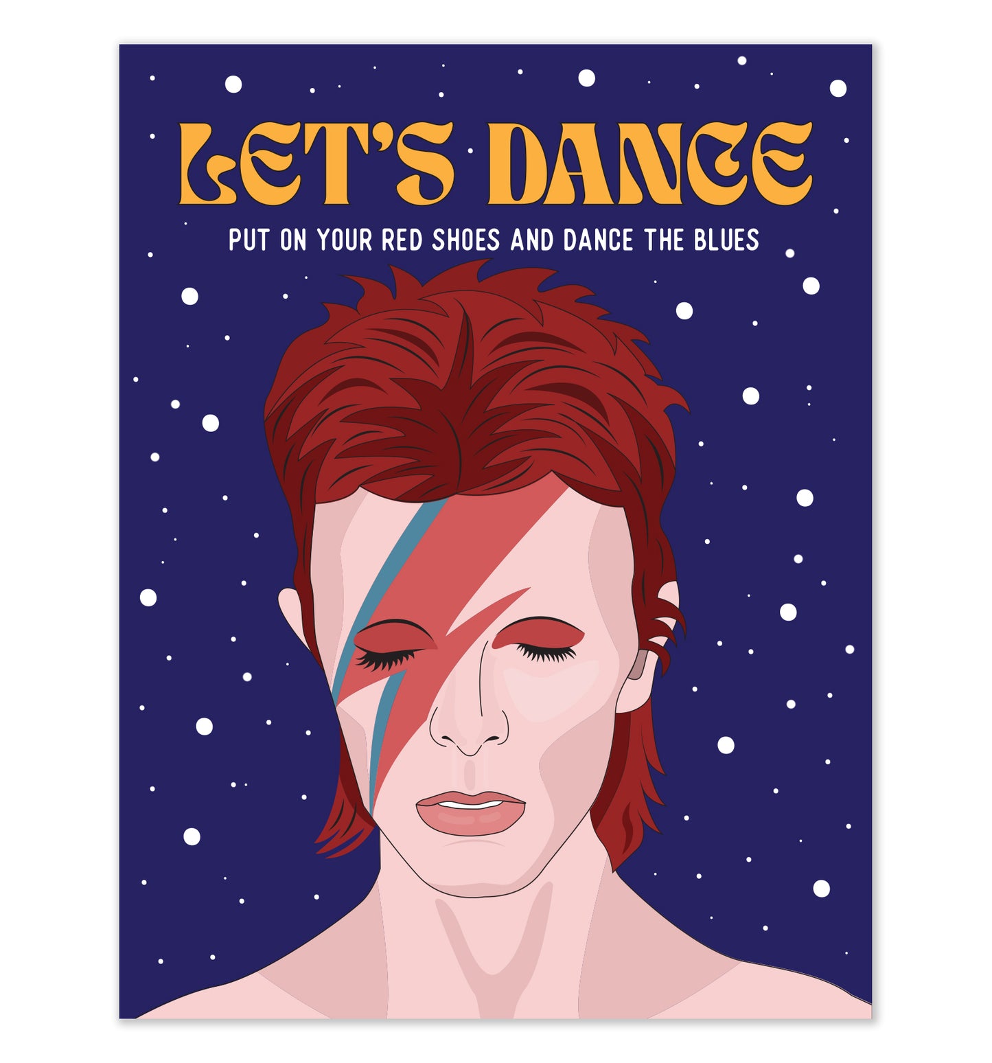 Bowie Let's Dance Card