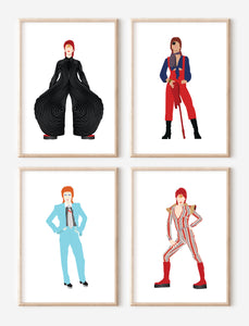 David Bowie Set of Four
