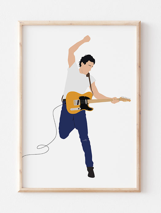 Bruce Springsteen Minimalist Poster