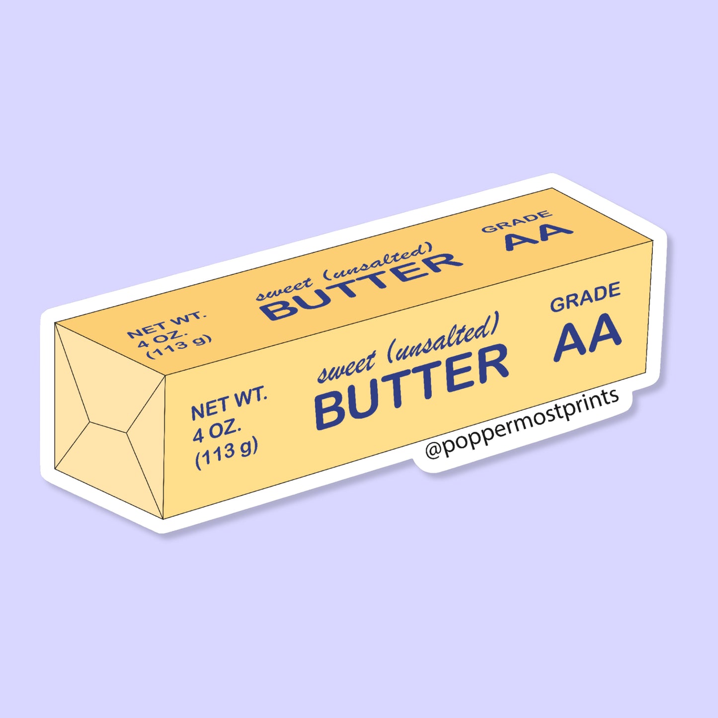 Butter Sticker