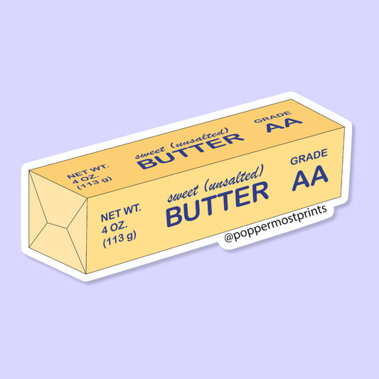 Butter Sticker