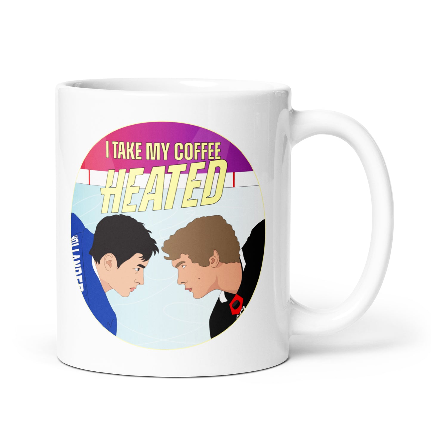 I Take My Coffee Heated - Heated Rivalry Inspired Mug