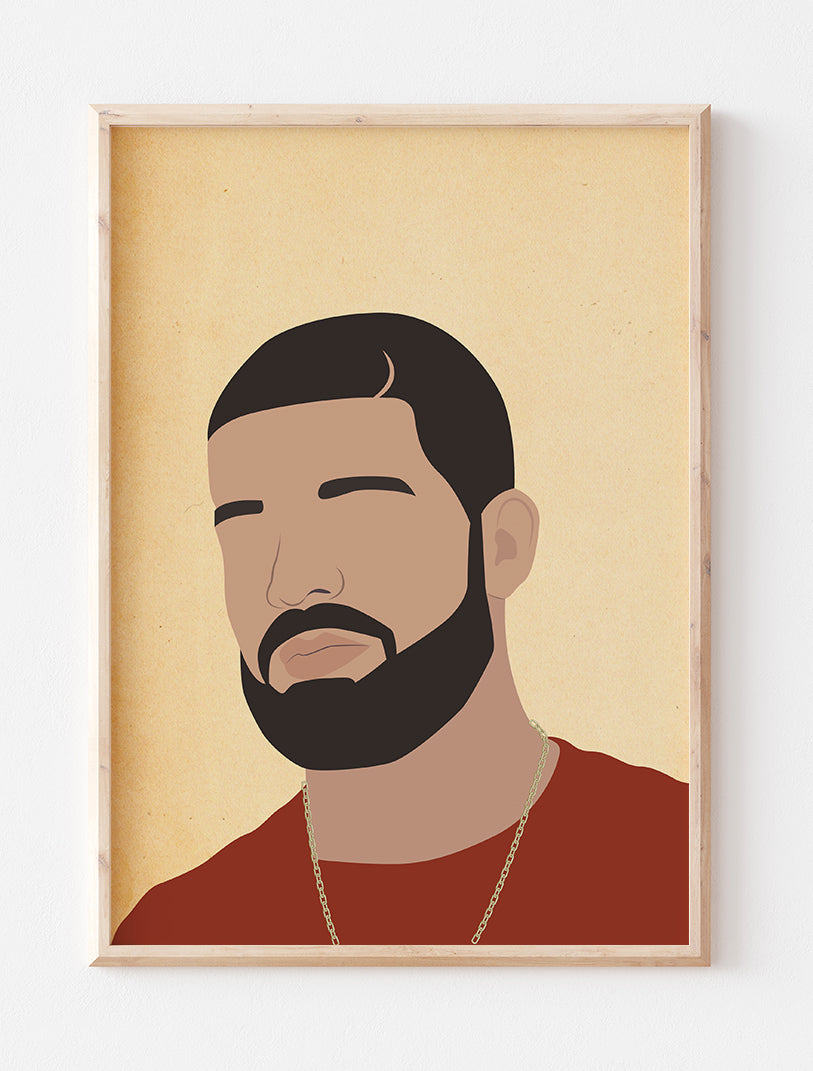 Drake Minimalist Print