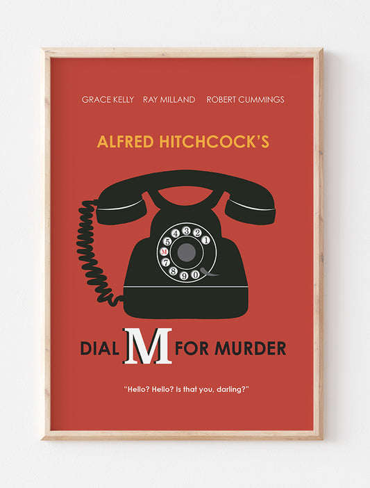 Dial M for Murder Minimalist Movie Poster