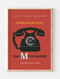 Dial M for Murder Minimalist Movie Poster